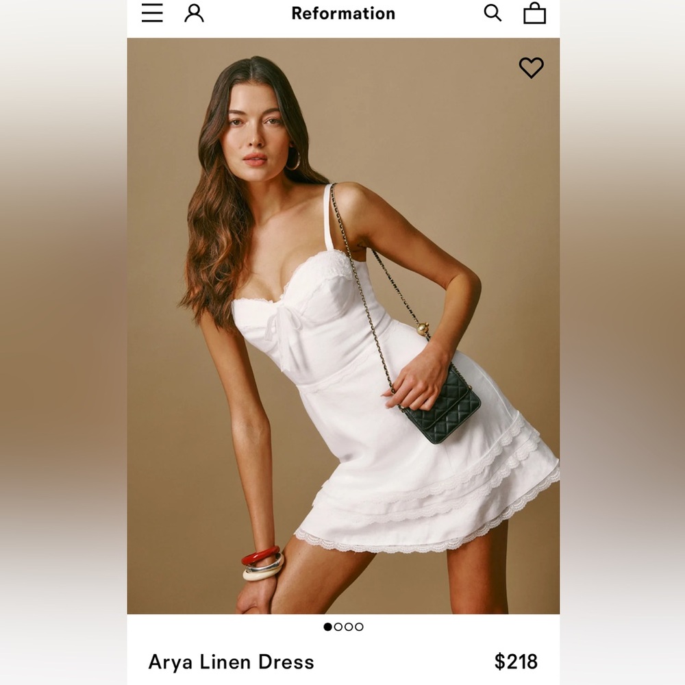 Reformation Arya Linen Dress